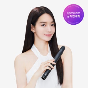 글램팜 글램뮤즈 터치 플랫 (퓨어블랙)  판고데기 미용실 매직기 [GP201TPB]