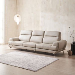 다우닝 디오스 4인 전체 통가죽 소파