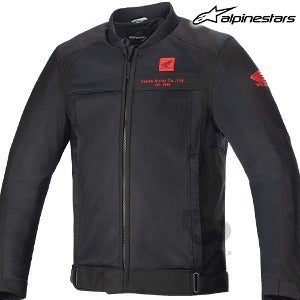 알파인스타자켓HONDA LUC V2 AIRTEX JACKET- black/red -