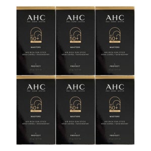 AHC 마스터즈 에어 리치 선스틱 22g(SPF50+) 6개 / 써클