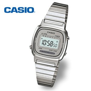 [정품] CASIO 카시오 LA670WA-7DF 여성 전자 메탈시계