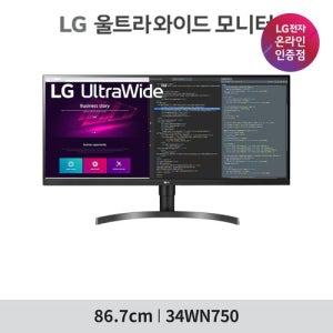 LG전자 LG 34WN750 34인치 IPS WQHD 모니터 고해상도  HDR 와이드모니터