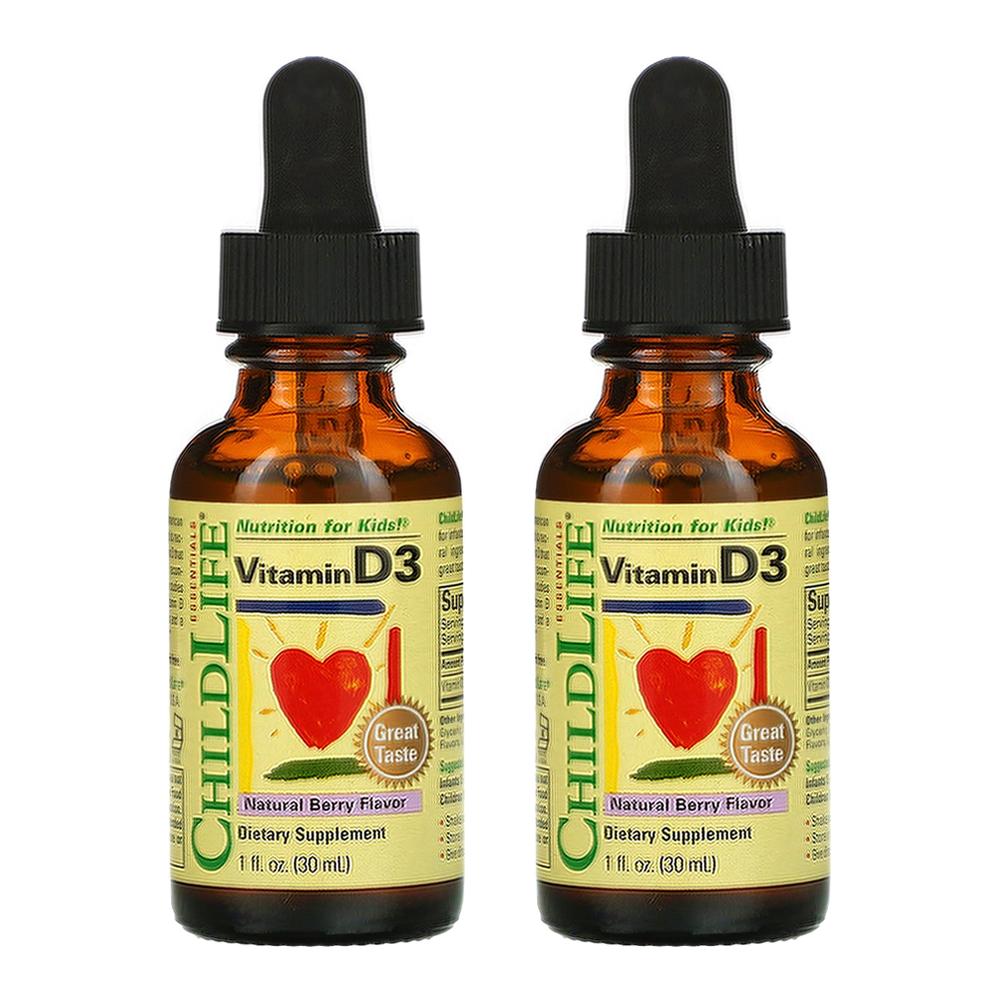 ChildLife VitaminD3 차일드라이프<b>비타민</b>D3 액상 키즈<b>비타민</b> 30 ml 2개  30ml