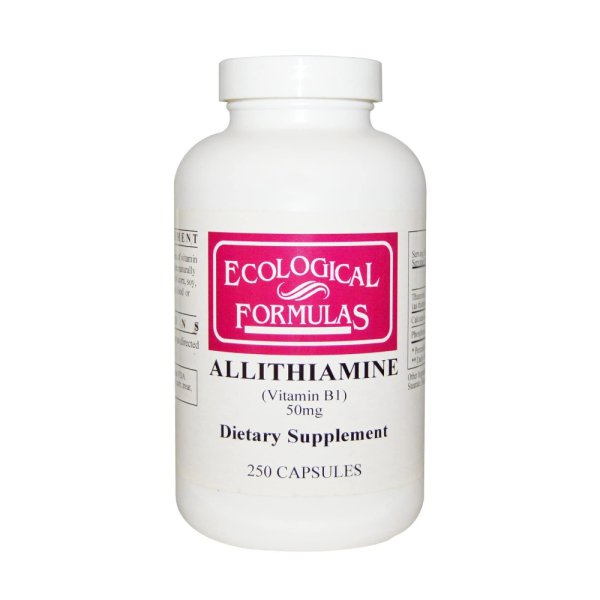 <b>알리티아민 비타민</b>B1 50mg 에코로지컬 포뮬러스 250캡슐 유로드