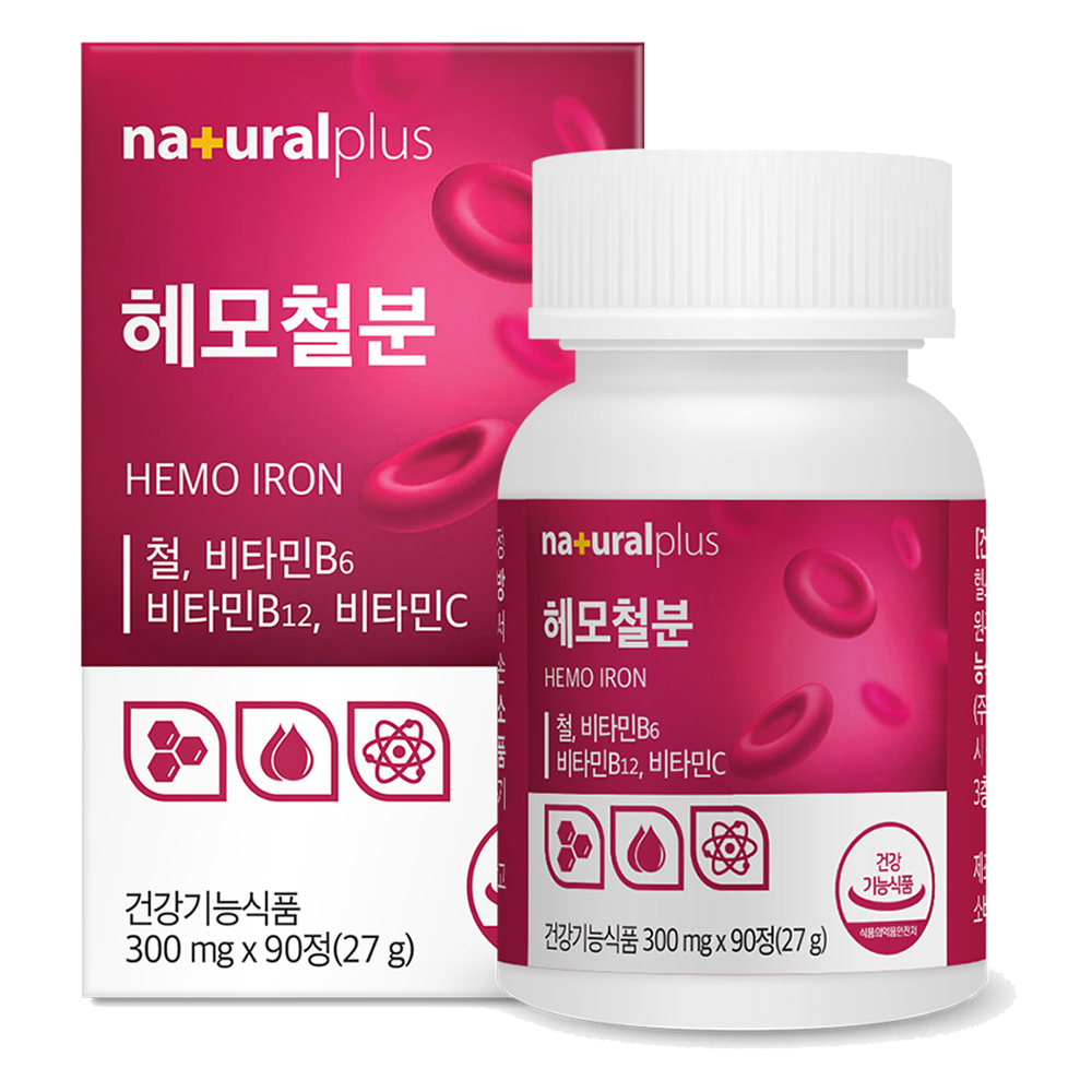 <b>내츄럴</b>플러스 헤모철분 27g  1개