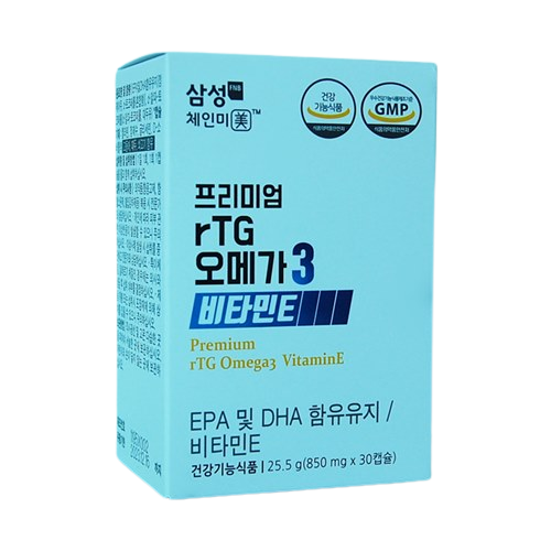 <b>삼성</b>FNB 프리미엄 알티지 <b>오메가3</b> 비타민E 850mg rTG 오메가  1개  30정
