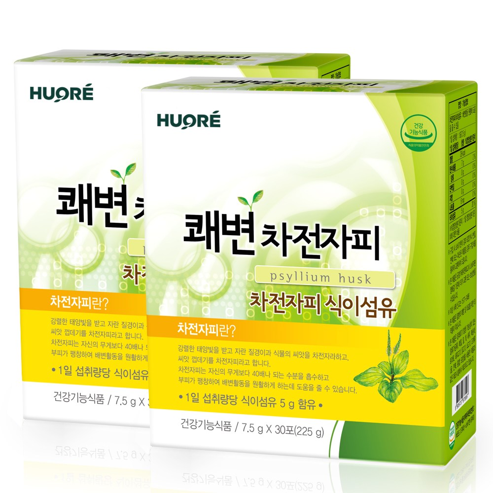 쾌변차전자피 2박스 내츄럴<b>가이아</b>  225g  2개