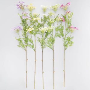 조화 오를라야 올라야 레이스 스프레이 98cm 6색 택1 연출 장식 고급조화 조화꽃 예쁜조화 매장 전시 꾸미기