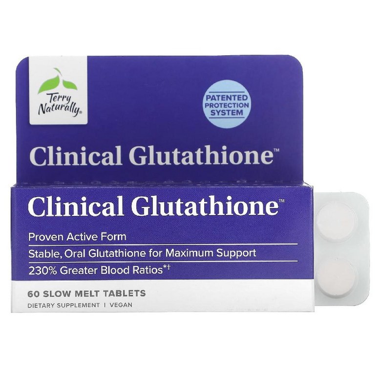 <b>테리내추럴리</b> 크리니컬 글루타치온 Clinical Glutathione 타블렛 60정  1개
