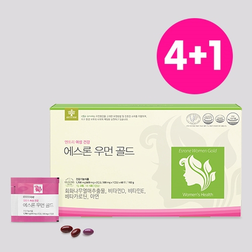 엔트리 에스론 우먼골드 세트4+1 / 여성갱년기 뼈<b>건강</b> / 하이리빙  5개