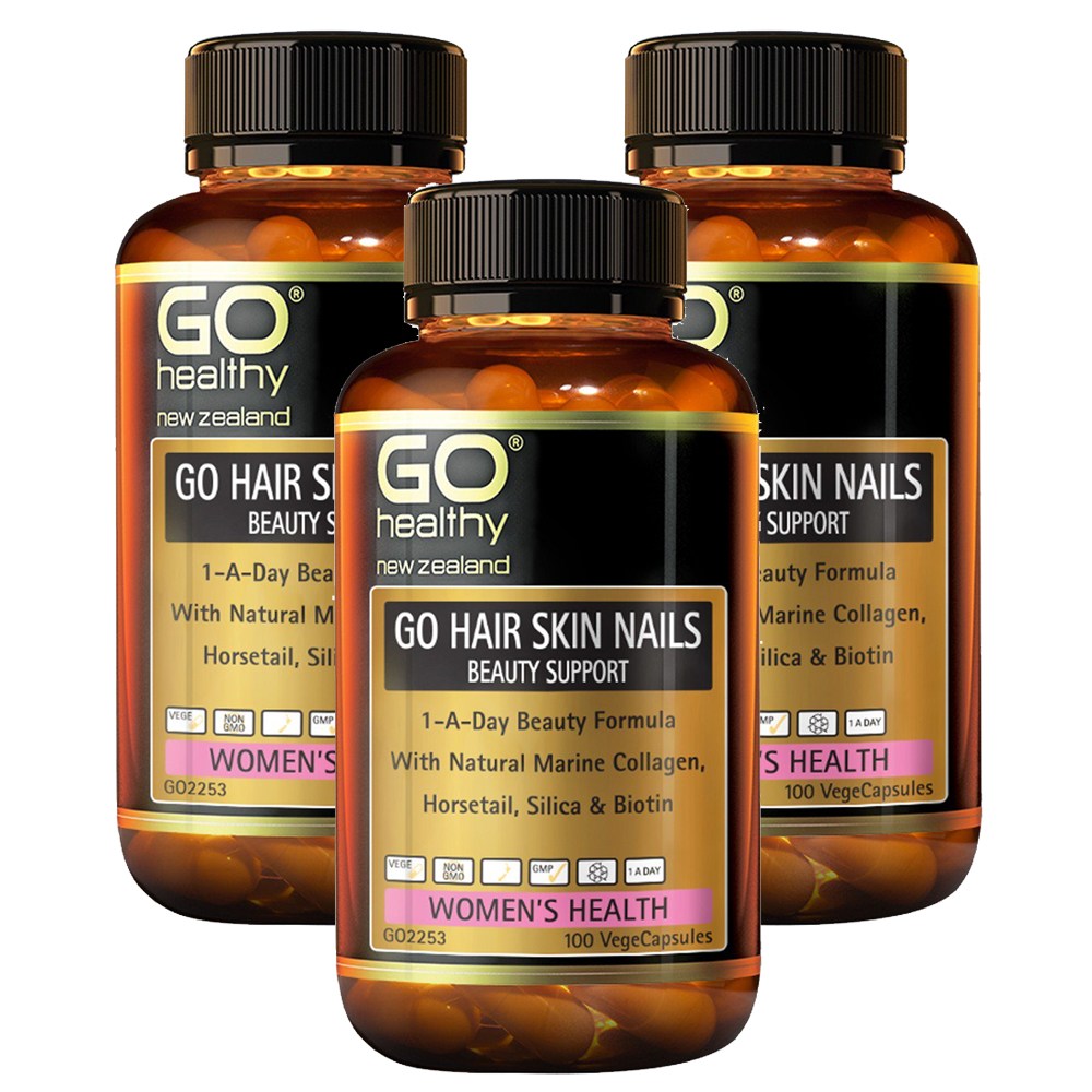 <b>고헬씨</b>(<b>Go Healthy</b>) <b>고헬씨</b> 헤어 스킨 네일스-뷰티 서포트 100 베지캡슐 X 3개  300정  1세트