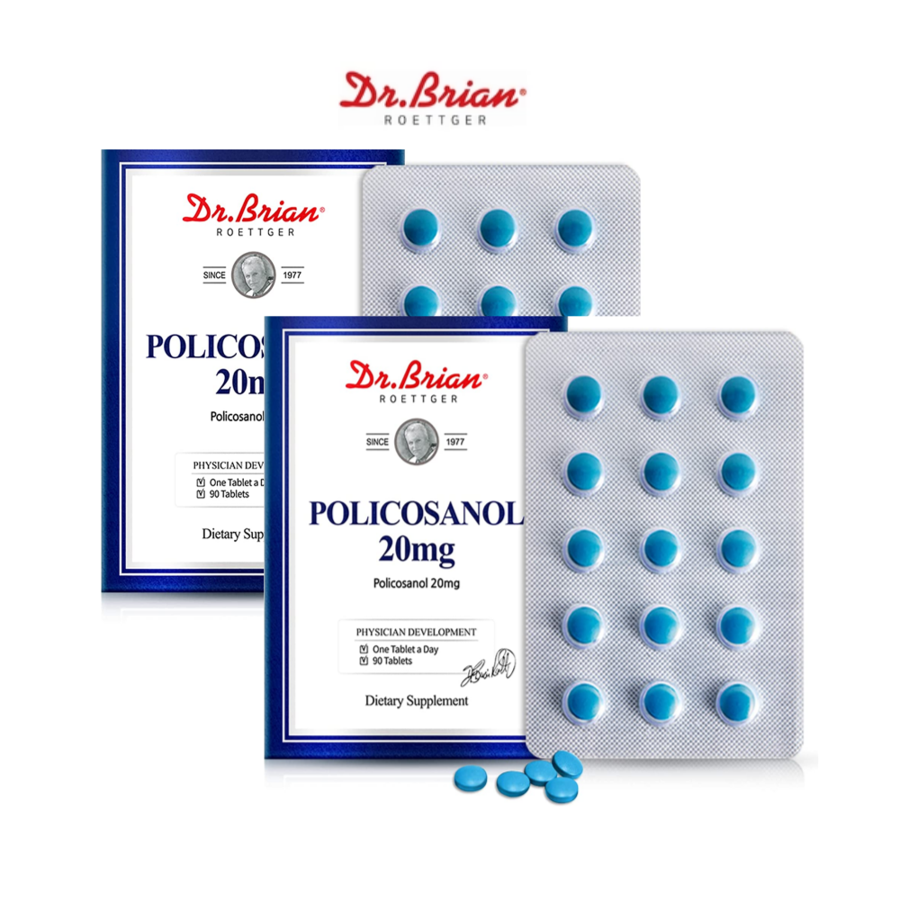 닥터 브라이언 폴리코사놀 20mg 90정 2개 구성 6개월분