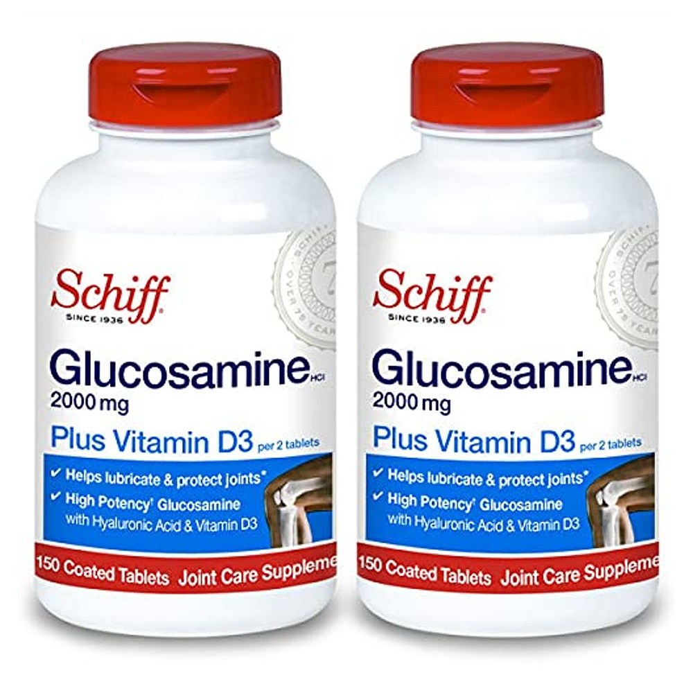 <b>Schiff</b> Glucosamine <b>Vitamin D3</b> <b>쉬프</b> 글루코사민 2000mg <b>비타민D3</b> 150정 2팩  2개