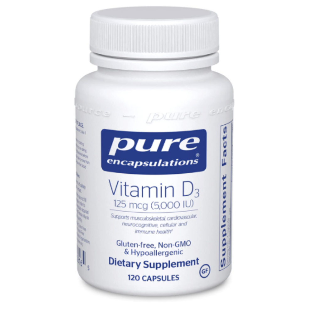 Pure 퓨어 비타민D 5000IU 120캡슐 Vitamin D3  120정  1개