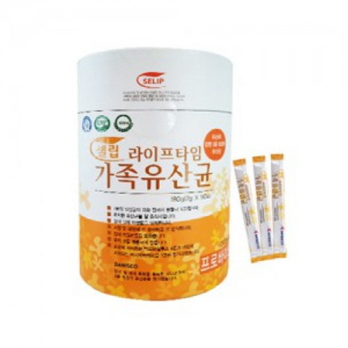 [<b>셀립</b>] 라이프타임 가족유산균 90포 2개  180g