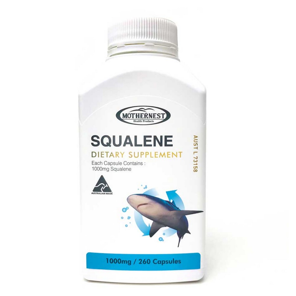 <b>Mothernest</b> 호주 <b>마더네스트</b> Squalene 스쿠알렌 상어간유 1000mg 얼굴빛살리기 촉촉한<b>피부</b> 260정 1통  1개