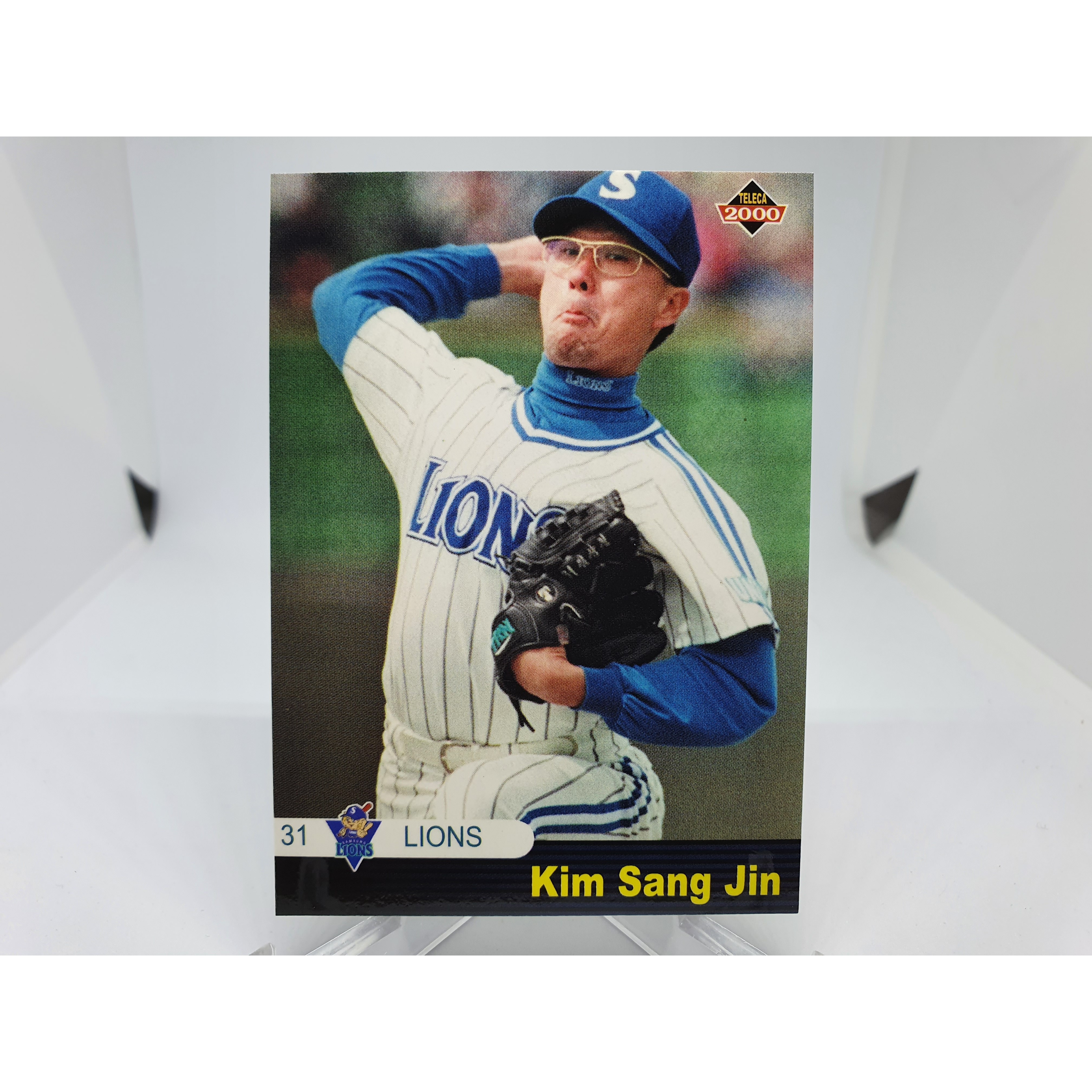 2000 테레카 TELECA 삼성 라이온즈 김상진 야구카드 KBO카드 전 OB 베어스  1개