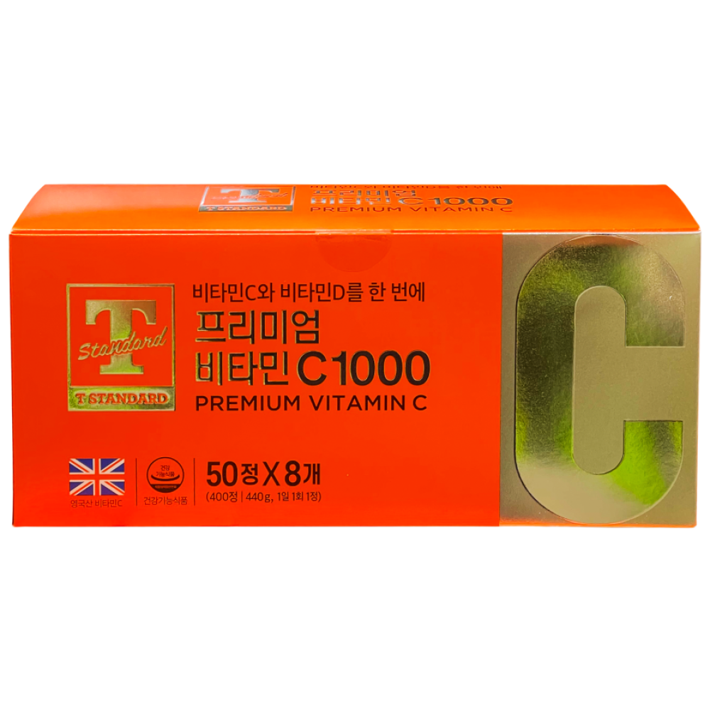 <b>T STANDARD</b> 프리미엄 <b>비타민</b>C 1000 400정  1개