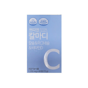 쁘띠앤 <b>쁘띠앤 칼마디</b> 1200mg x 60캡슐