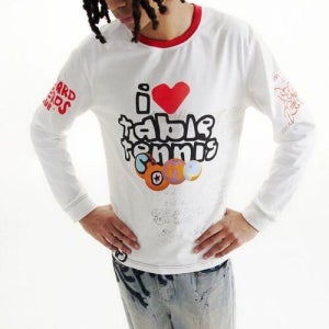 CONP Graphic Long Sleeve T-shirt (화이트)