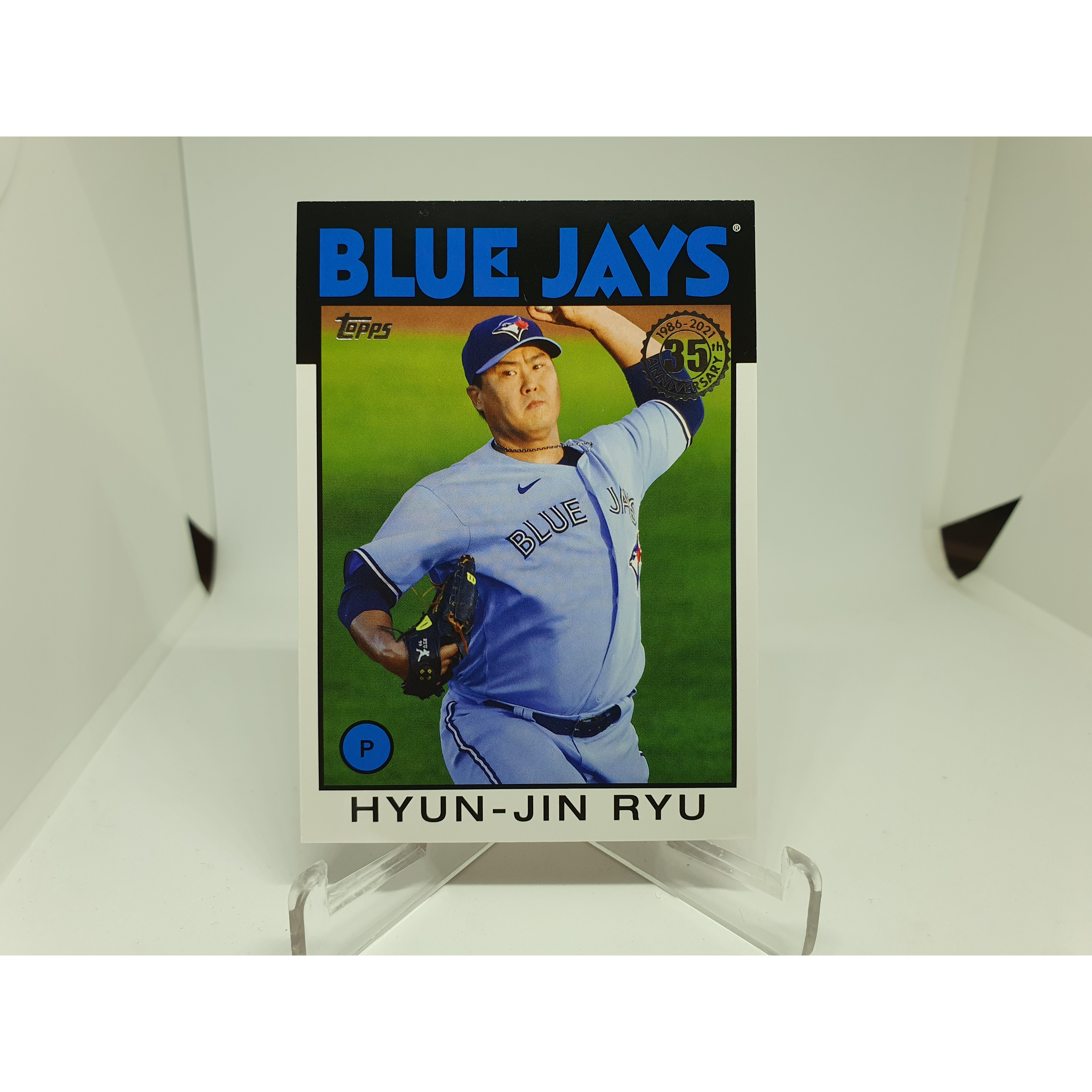 류현진 야구카드 2021 TOPPS Update 1986 Retro MLB카드 토론토 블루제이스