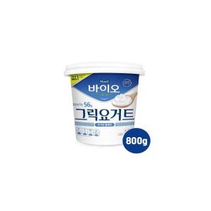 매일유업 바이오 그릭요거트 무가당 플레인 800g (냉장배송) 무배  4개