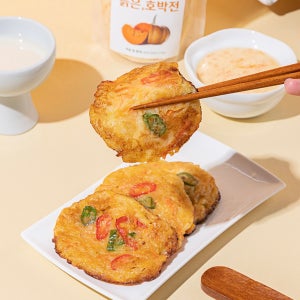 전 키트 2종( 늙은호박전 쑥전) 500g 2팩