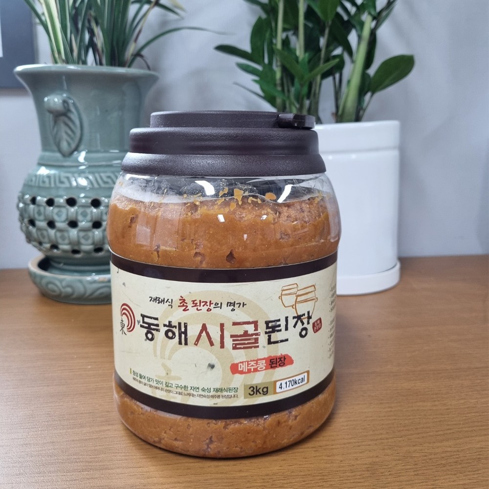 동해식품 동해촌된장 3kg 옛날 시골 된장