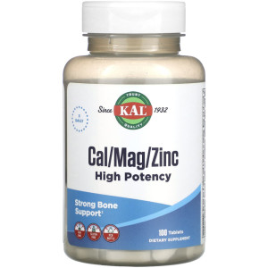 KAL 칼슘 마그네슘 아연 <b>Cal</b> <b>Mag</b> Zinc 100타블렛