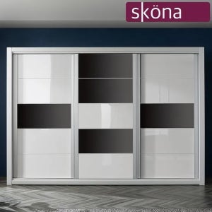 [스코나]아망드 하이그로시 슬라이딩 장롱(3000)