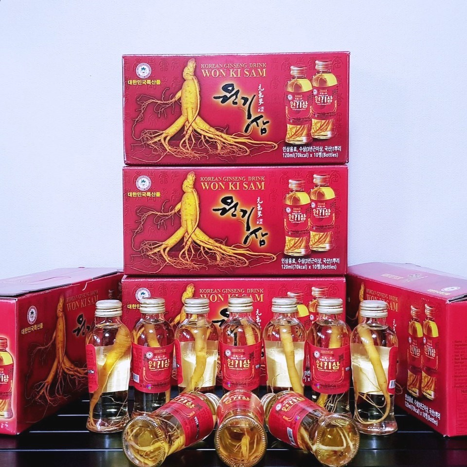 금산인삼 수삼 인삼차 즙 <b>자양강장제</b> 잔뿌리 파지 드링크 원기삼 음료  6세트  10개입  120ml