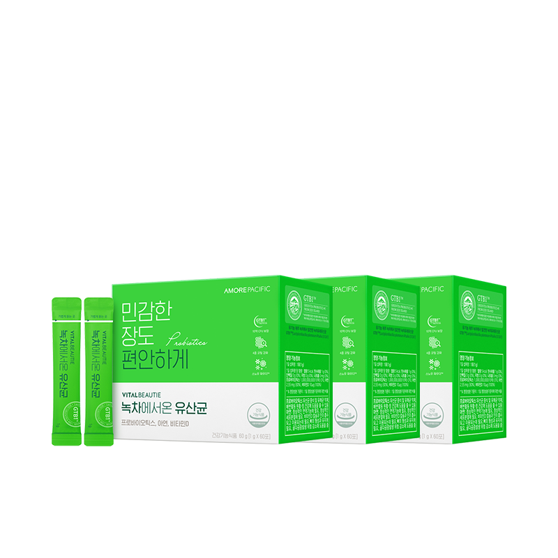 <b>바이탈뷰티</b> [3box] <b>녹차에서 온 유산균</b> (60일)