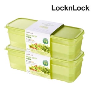 락앤락 스마트킵 프레쉬 2.2L 2P+2P 밀폐용기 반찬통 플라스틱통 소분용기 냉동용기 TOP_HLE5700NS2s2