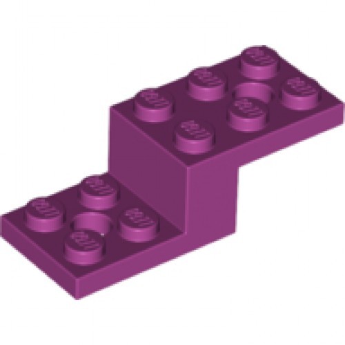 레고 11215 6261654 자홍색 꺽쇠 부품 Bracket 5 x 2 x 1 1/3 with 2 Holes