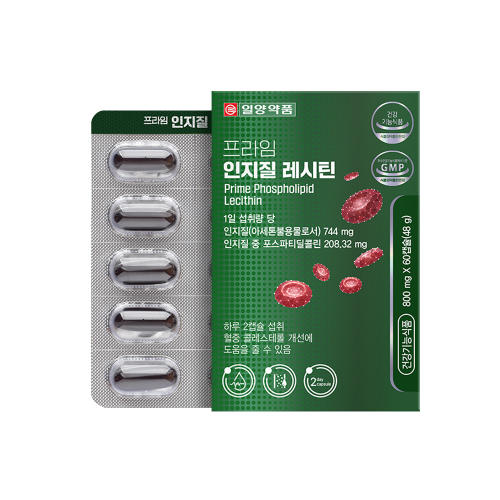 일양약품 대두<b>레시틴 1200mg</b> 아세틸콜린 콜레스테롤 개선 약1달