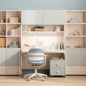 뉴루디 1200 일반 책상세트 (플랩도어 포함)