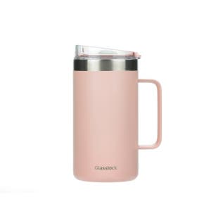 글라스락 플레인 이지그립 텀블러 650mL (핑크) TV상품