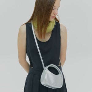 [여밈] micro oval bag (silver) yeo-179