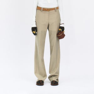 가브리엘 리 ■윤은혜, 정은채, 문가영, 송경아, 정은지 착용■ Wool Blended Tailored Trousers - Olive