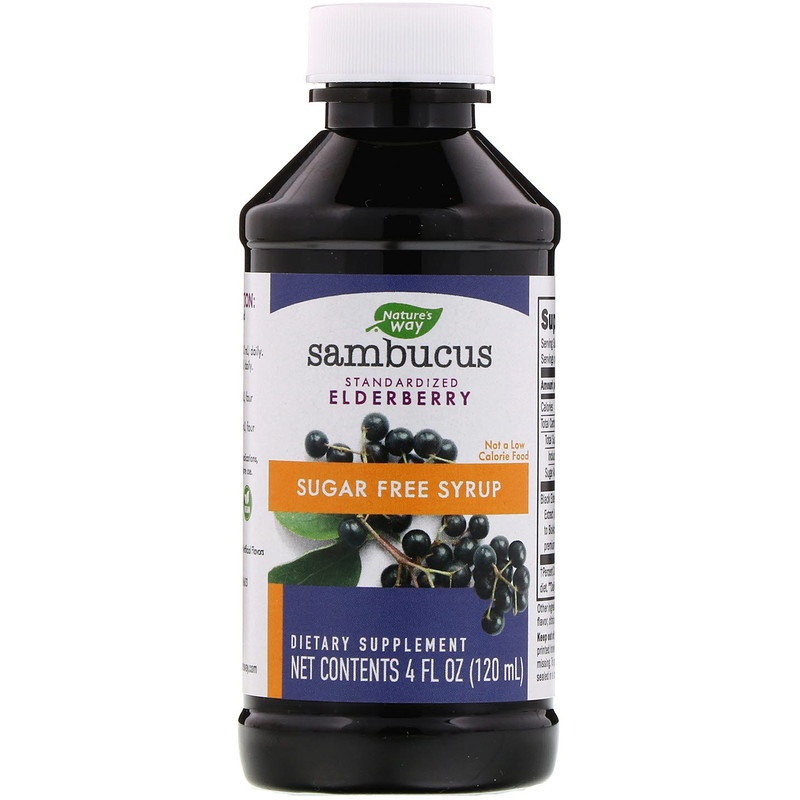네이쳐스웨이 무설탕 <b>삼부커스 엘더베리 시럽</b>  120ml  1개