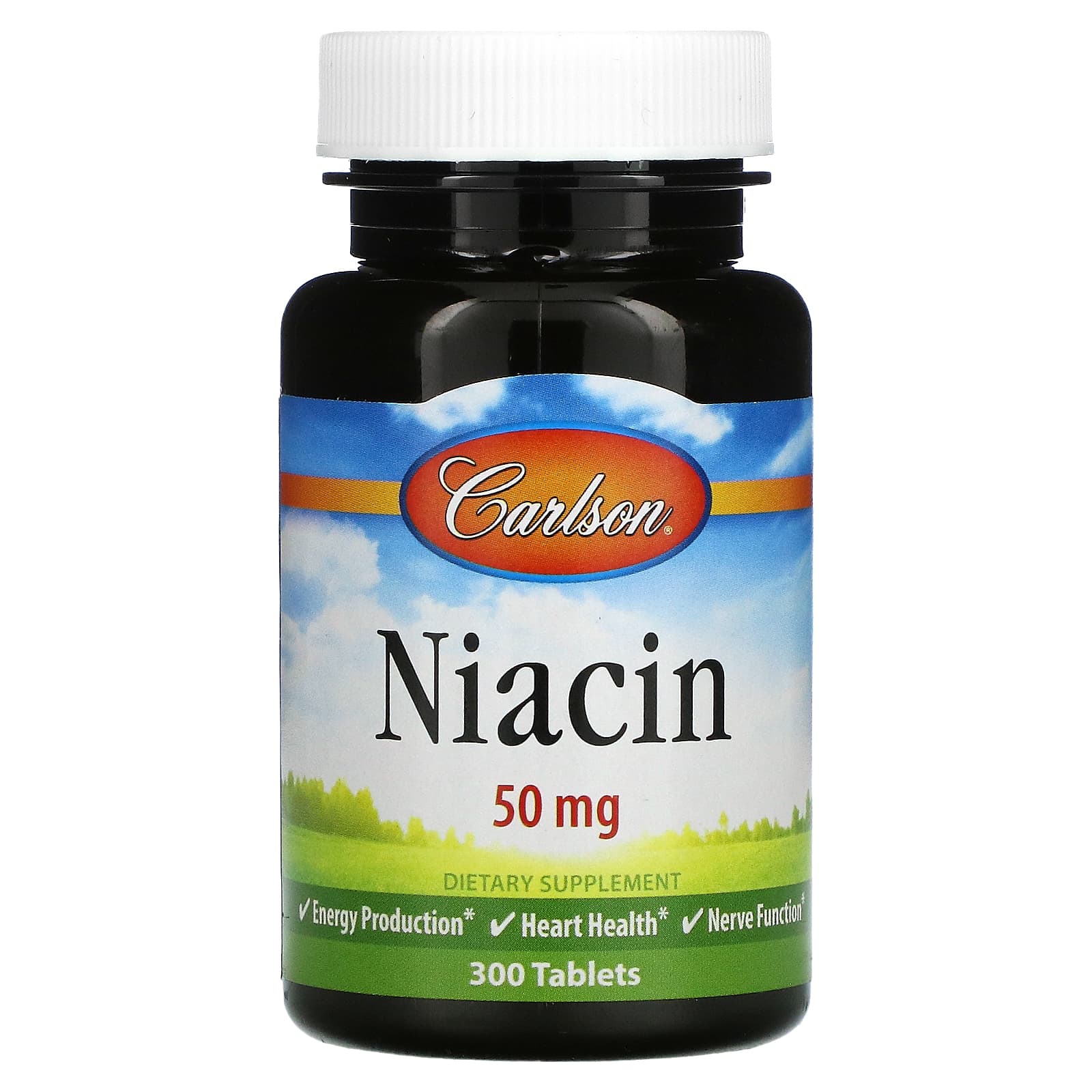 칼슨 <b>나이아신</b> 50mg 300정 Niacin 비타민B  1개