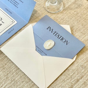 자체제작💌고급청첩장 소량주문제작 여름웨딩준비 실링왁스, pitaaapat