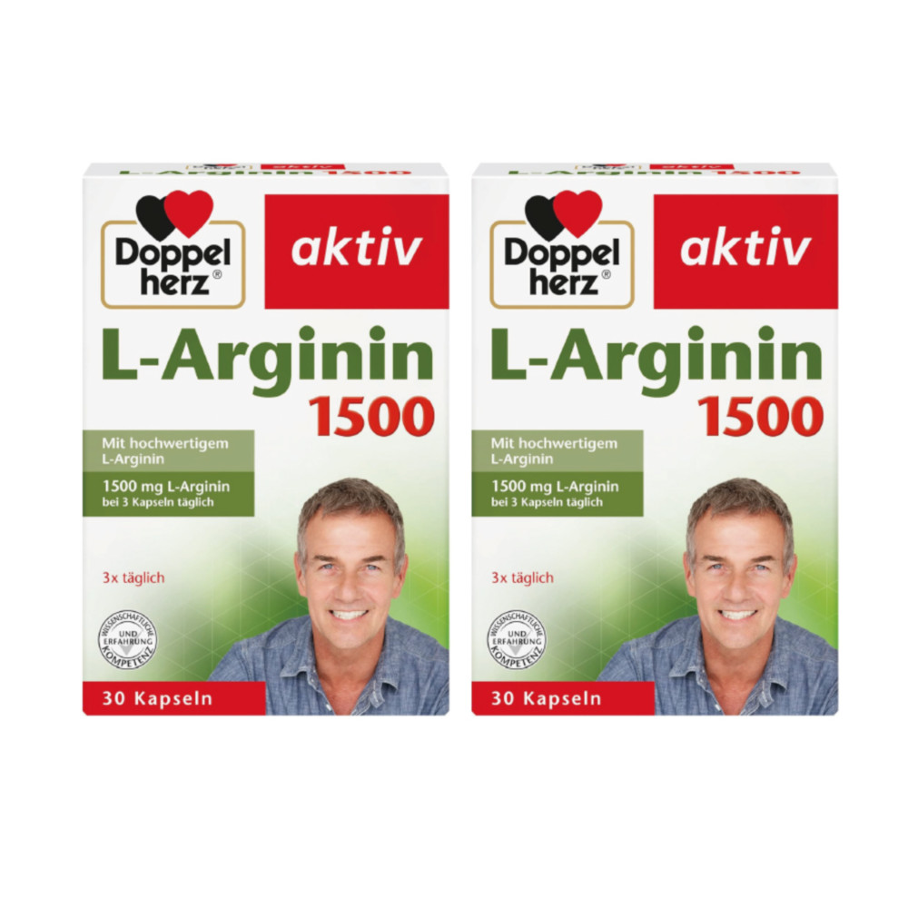 도펠헤르츠 <b>L 아르기닌</b> <b>1500</b> 30정 2개