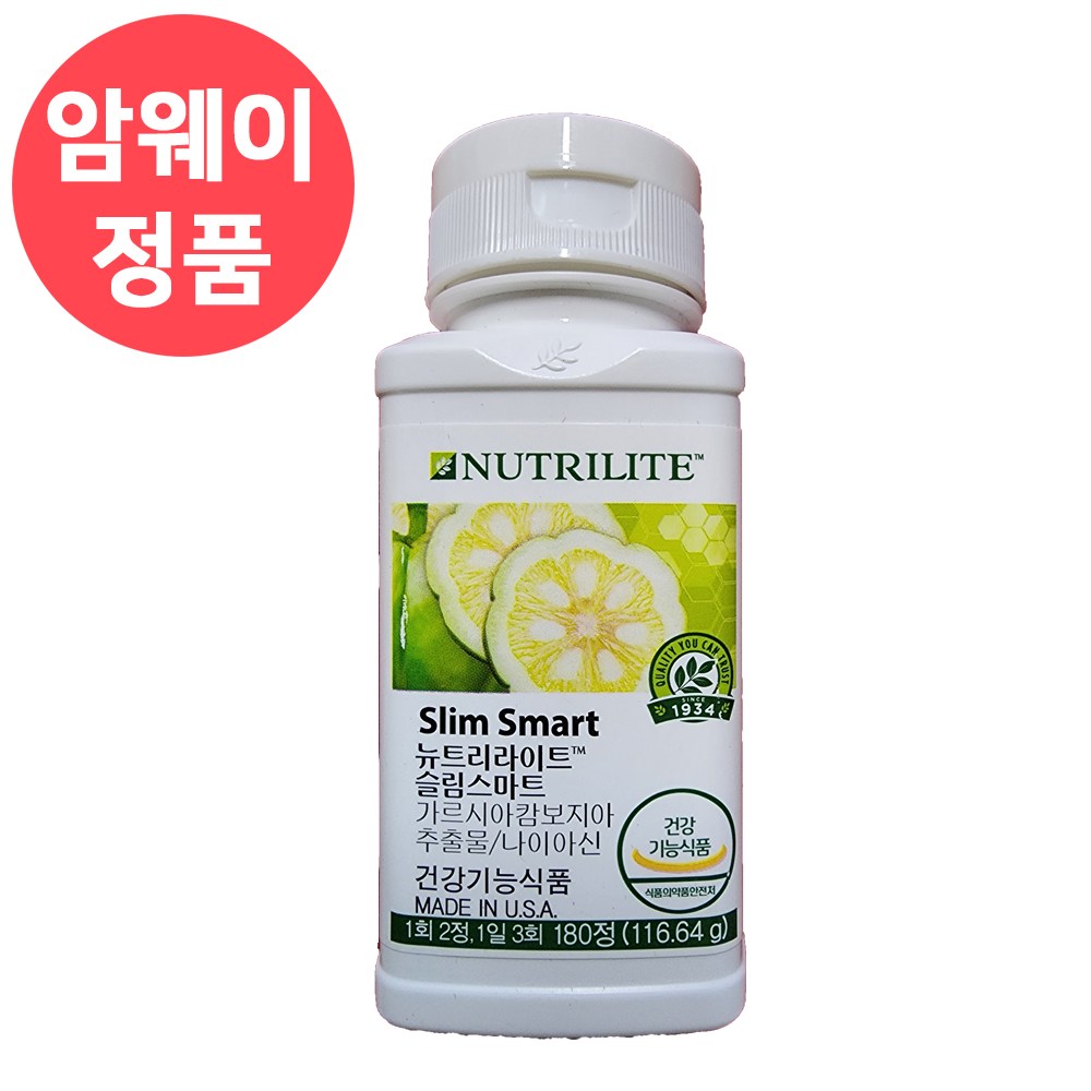 뉴트리<b>라이트</b> 슬림스마트 <b>가르시니아캄보지아</b>  1개  180정