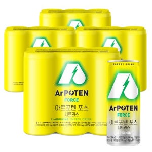 [대상웰라이프] 아르포텐(ArPOTEN) 포스 시트러스 (6입)X4 프리미엄 아르기닌 음료 에너지드링크