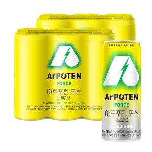 [대상웰라이프] 아르포텐(ArPOTEN) 포스 시트러스 (6입)X2 프리미엄 아르기닌 음료 에너지드링크