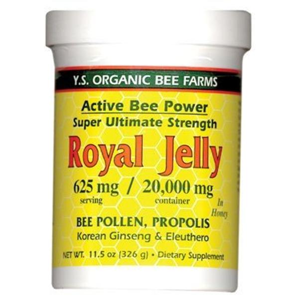<b>Y.S 에코비팜</b> 울트라 메가 로얄 젤리 20000mg Y.S. Eco Bee Farms Ultra Mega Strength Royal Jelly  1.326kg  1개