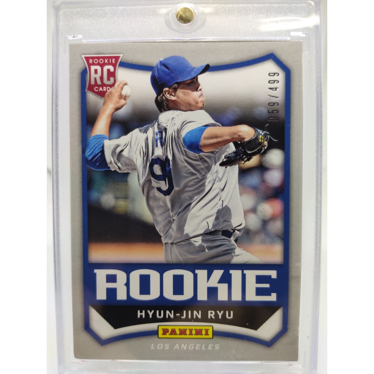 2013 Panini Father’s D 499장 류현진 루키 RC 야구 MLB 카드  1개