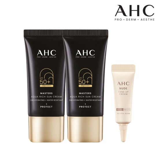 AHC 마스터즈 아쿠아 리치 선크림 30ml(SPF50+)