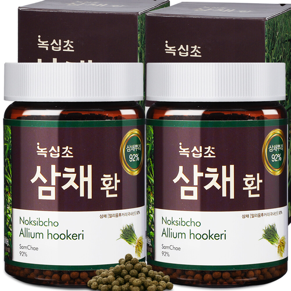 녹십초 삼채 환 100g x2병/국내산 삼채 92%